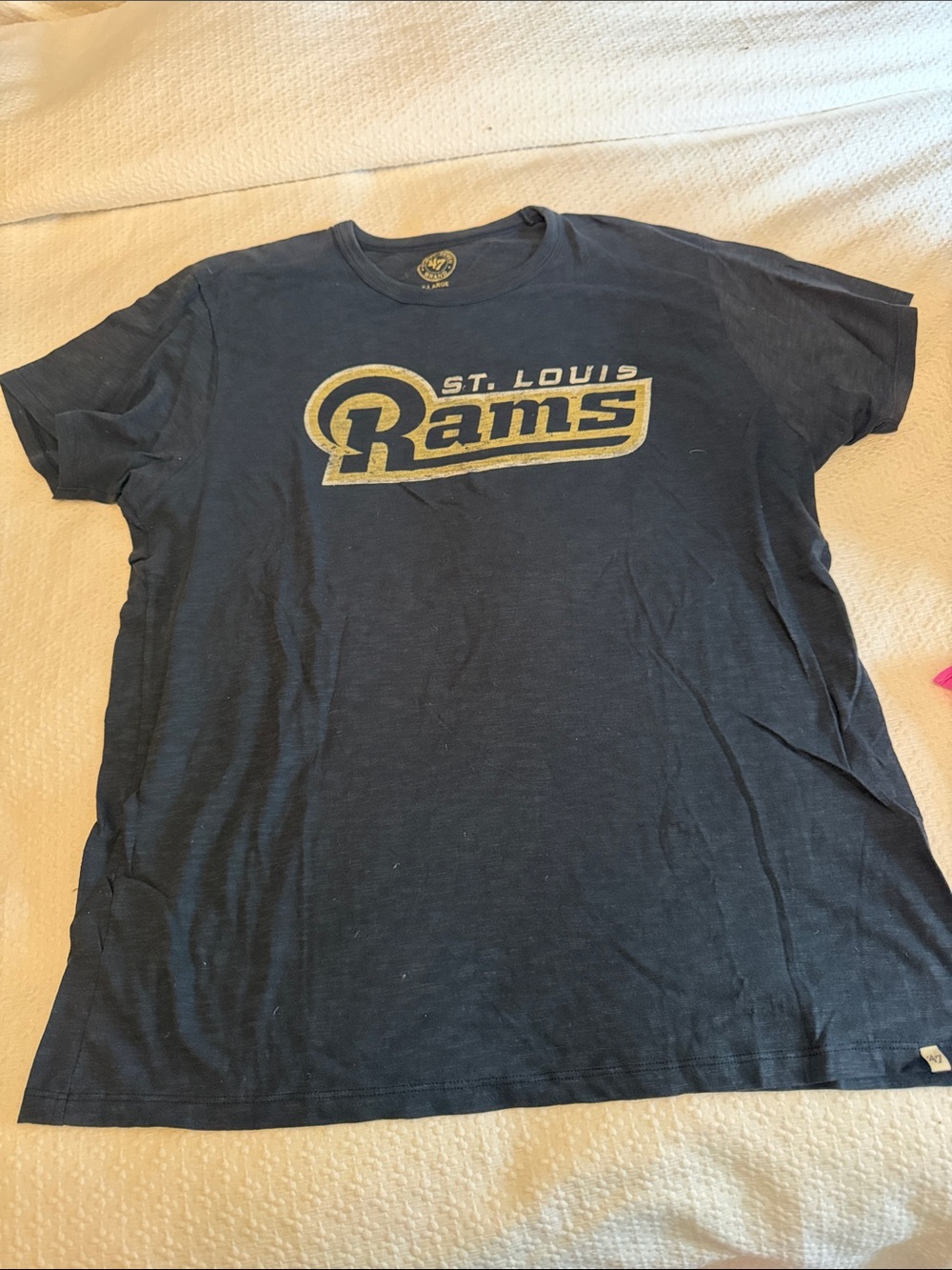 St. Louis Rams Navy Short-Sleeve Graphic Tee